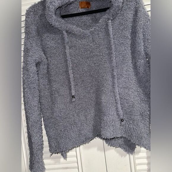 POL Women’s Berber Fleece Plush Fuzzy‎ Soft Hoodie Sweater Size S - Picture 5 of 14